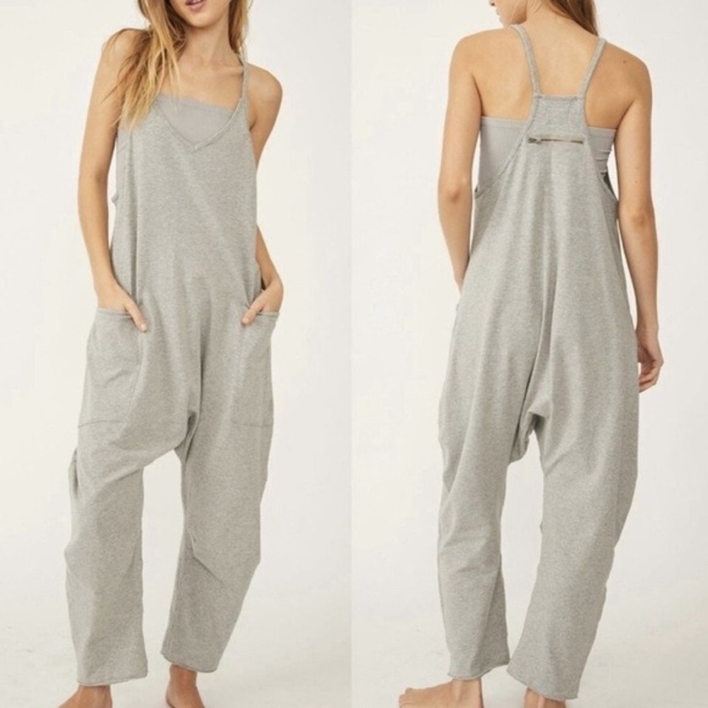Free People Movement Hot Shot Jumper Women Small Tan Slouchy Athleisure Boho